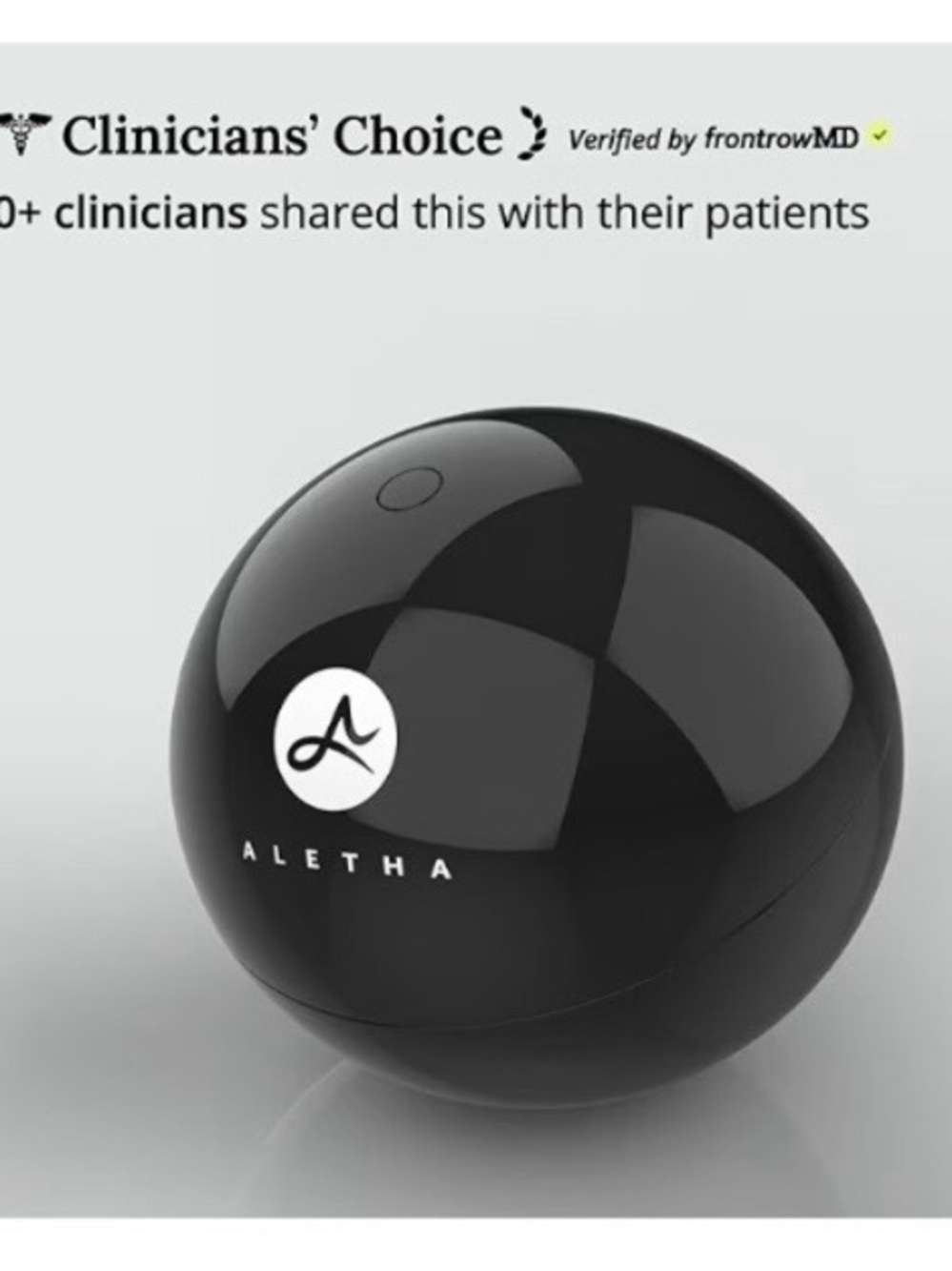 ALETHA Black Stretch Ball